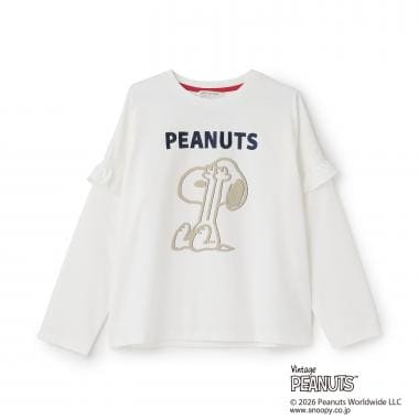 【PEANUTS】【接触冷感】袖取り外しTシャツ