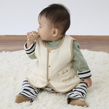 アニマルポケットキルトベスト