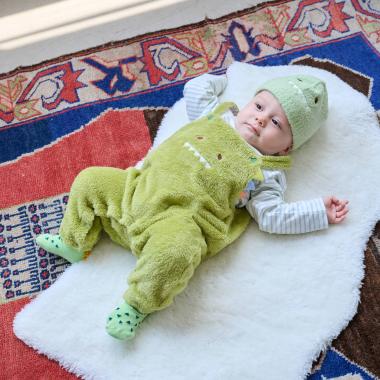 アニマルTシャツ×ボアサロペットセット