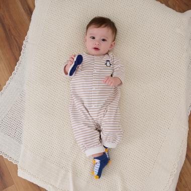 お尻アニマルボーダー2wayオール