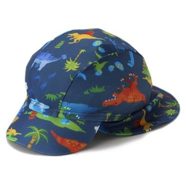新生児恐竜柄つばつきスイムキャップ【SWIM】