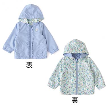 UVケア 花柄マウンテンパーカー