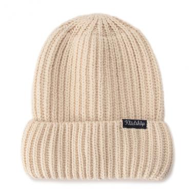 ワンカラーニットキャップ