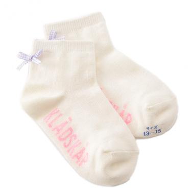 ギンガムチェックリボンつきソックス