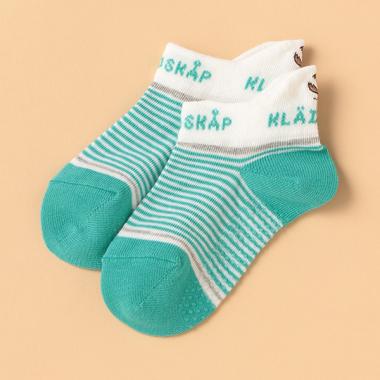 クジラ/クワガタボーダースニーカーインソックス【日本製】