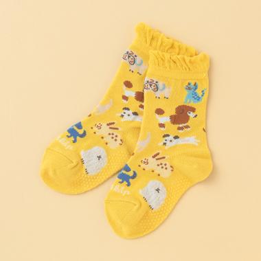 総柄クルーソックス【日本製】