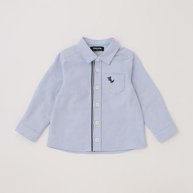 恐竜ワンポイント長袖シャツ