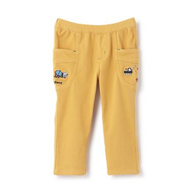 働く車ロング丈ストレートパンツ