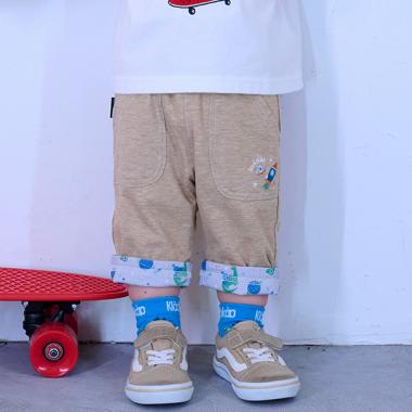 宇宙6分丈リバーシブルパンツ