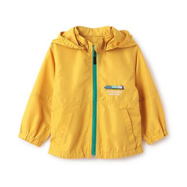 電車刺しゅうウィンドブレーカー