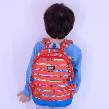 電車総柄リュック