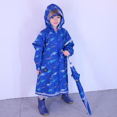 総柄レインコート