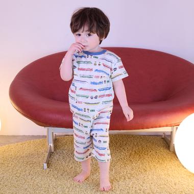 総柄半袖ルームウェア