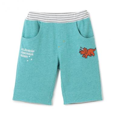 恐竜アップリケ6分丈パンツ
