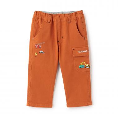 働く車ロング丈ペインターパンツ