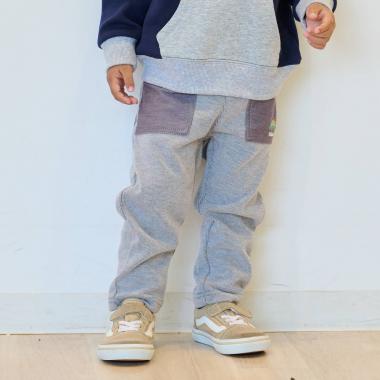 恐竜ロング丈テーパードパンツ