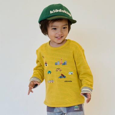 乗り物/アニマル接結長袖Tシャツ