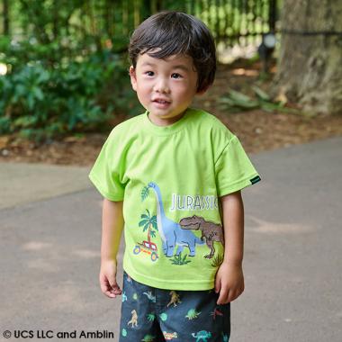 【JURASSIC】恐竜集合半袖Tシャツ