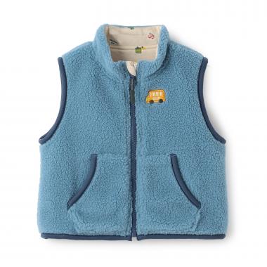 乗り物リバーシブルボアベスト