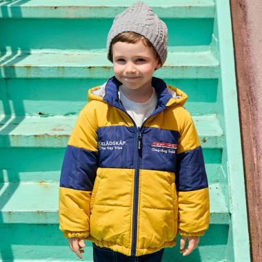 電車リバーシブル中わたブルゾン