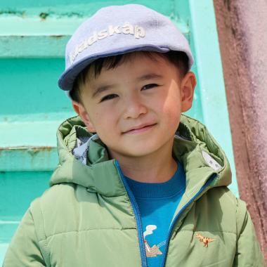 ロゴ裏毛キャップ