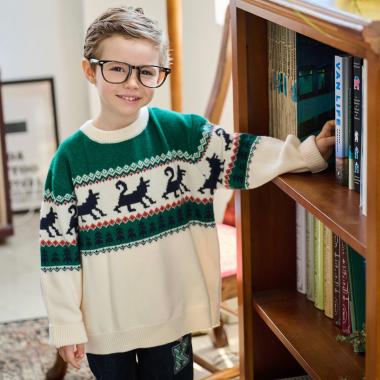 オオカミニットプルオーバー