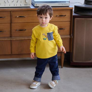 恐竜長袖Tシャツ