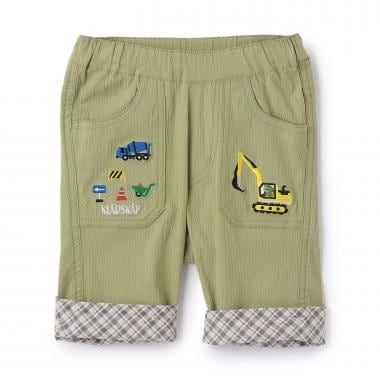 重機裾折り返し6分丈パンツ