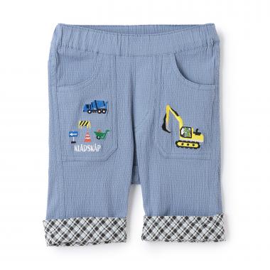 重機裾折り返し6分丈パンツ