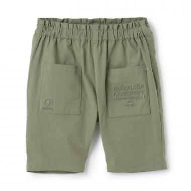 車刺しゅう6分丈テーパートパンツ