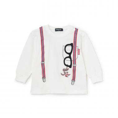 サスペンダートロンプ長袖Tシャツ