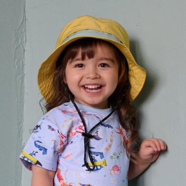 恐竜ワンポイントアウトドアハット