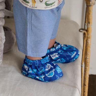 総柄シューズカバー