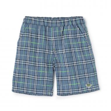 恐竜ワンポイントチェック5分丈パンツ