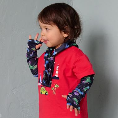 総柄アームカバー