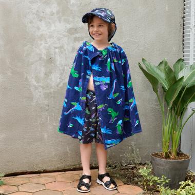 総柄お着替えタオル