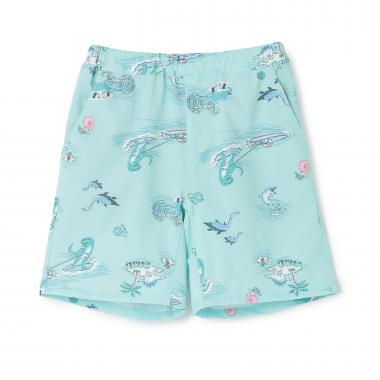 【人気商品再入荷】【直営店で取り扱い無し】総柄5分丈パンツ