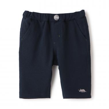 【人気商品再入荷】【直営店で取り扱い無し】ワンポイント刺しゅう6分丈パンツ