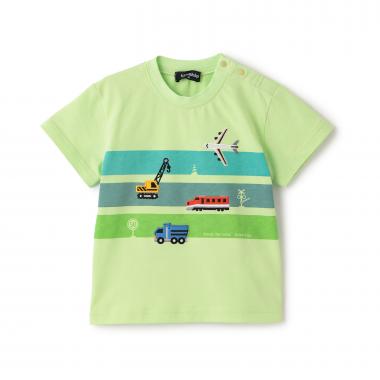 【人気商品再入荷】【直営店で取り扱い無し】乗り物グラフィック半袖Tシャツ