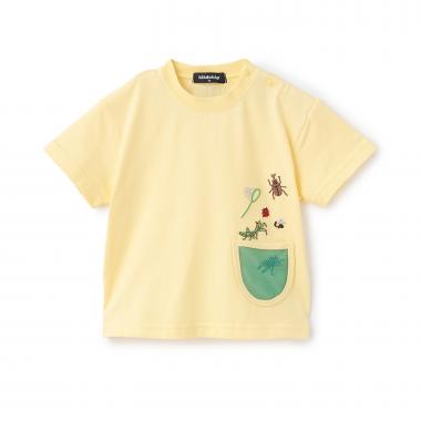 【人気商品再入荷】【直営店で取り扱い無し】ポケットから昆虫半袖Tシャツ