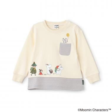 【MOOMIN】ムーミンピクニック長袖Tシャツ