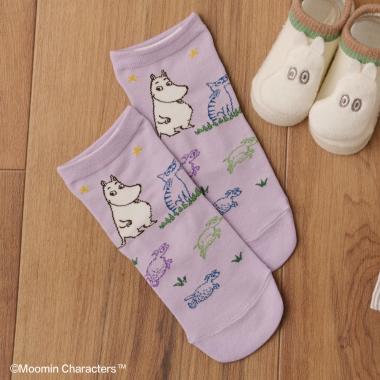 【MOOMIN】ムーミンと夜空クルーソックス