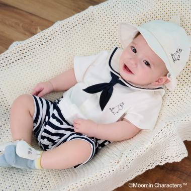 【MOOMIN】セーラーカラーカバーオール