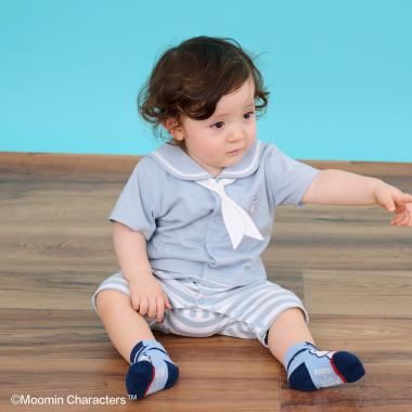 【MOOMIN】セーラーカラーカバーオール