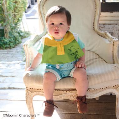 【MOOMIN】スナフキン スタイ+靴下セット
