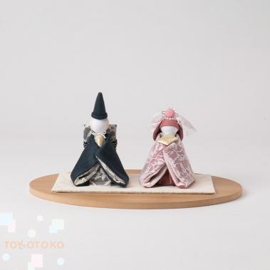 【夢み屋】【雛人形】TOKOTOKO デニムお雛様 怜(れい)