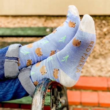 【湘南インターナショナル】Red Parka ソックス/ウォンバット（23-26cm）