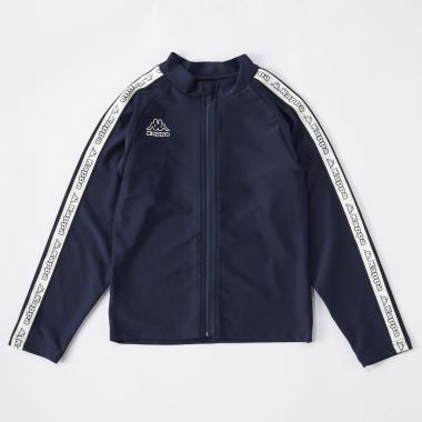 【Kappa】長袖ロゴテープラッシュガード