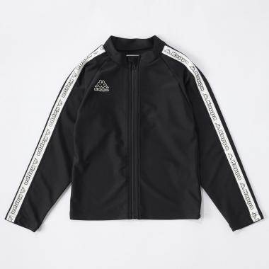 【Kappa】長袖ロゴテープラッシュガード