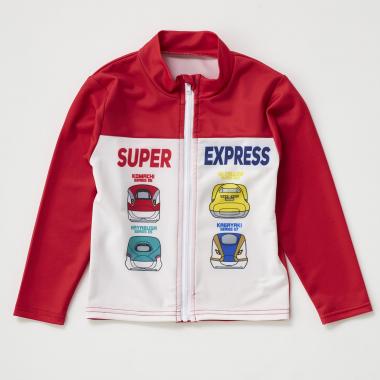 【シンカンセン】長袖配色切替ラッシュガード